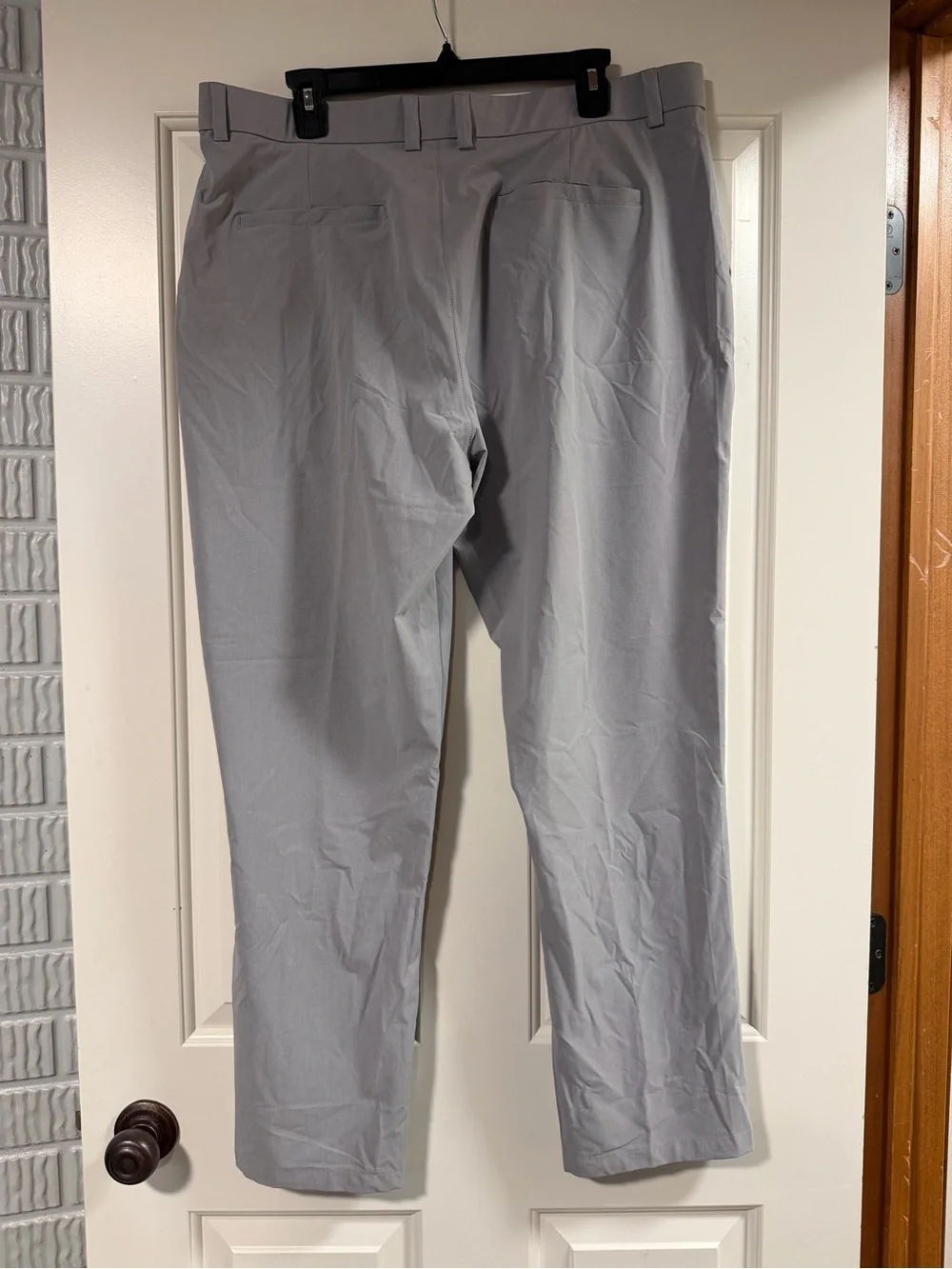LIBIN Men’s Golf Pants Gray Performance Stretch 38x30